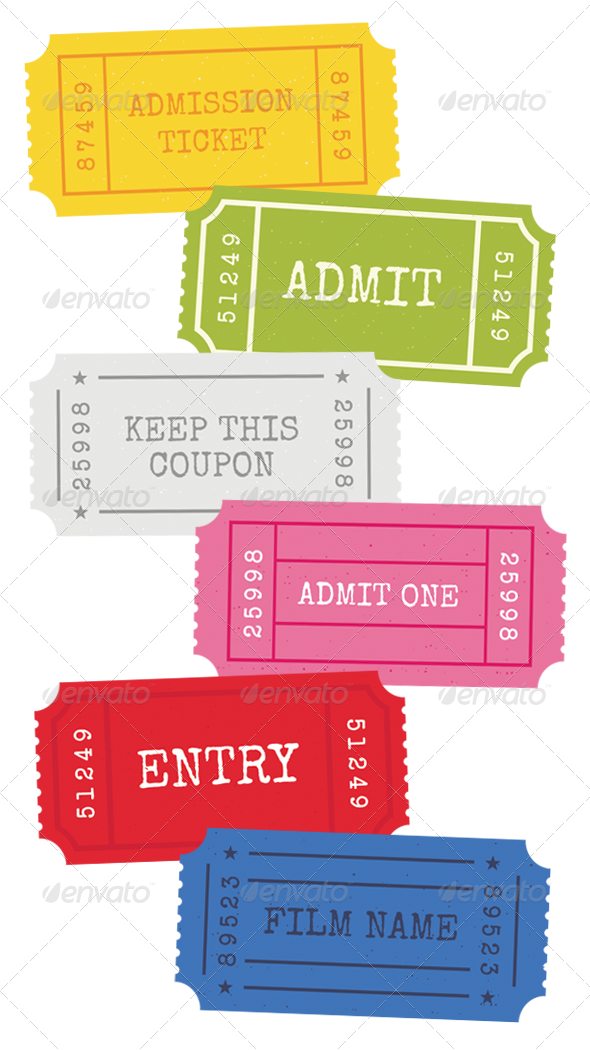 GraphicRiver Admission Tickets Vector 741042 GraphicRiver Admission Tickets Vector 741042