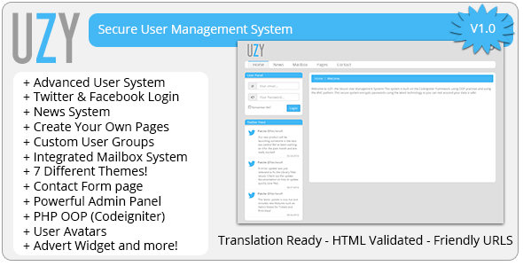CodeCanyon UZY Secure PHP Login User Management System 7068585 CodeCanyon UZY Secure PHP Login User Management System 7068585