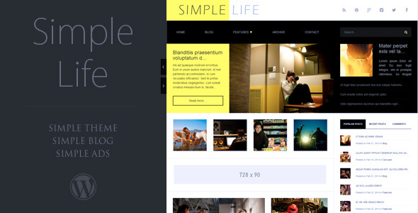 Blogfest - Blog, News and Magazine HTML template - 3