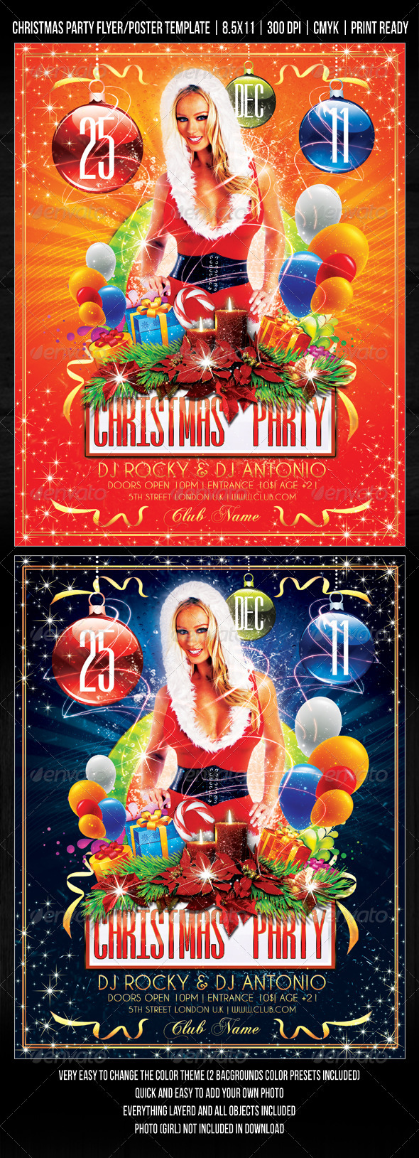 GraphicRiver Christmas Party Concert Flyer Poster Design 752245 GraphicRiver Christmas Party Concert Flyer Poster Design 752245