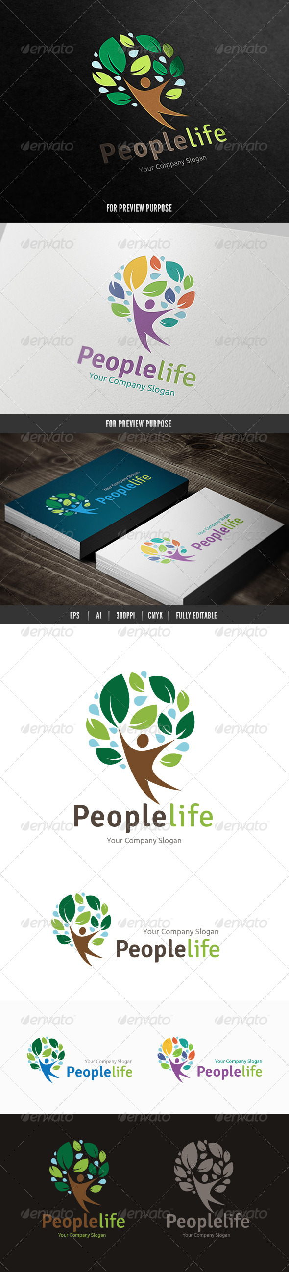 People Life - Nature Logo Templates