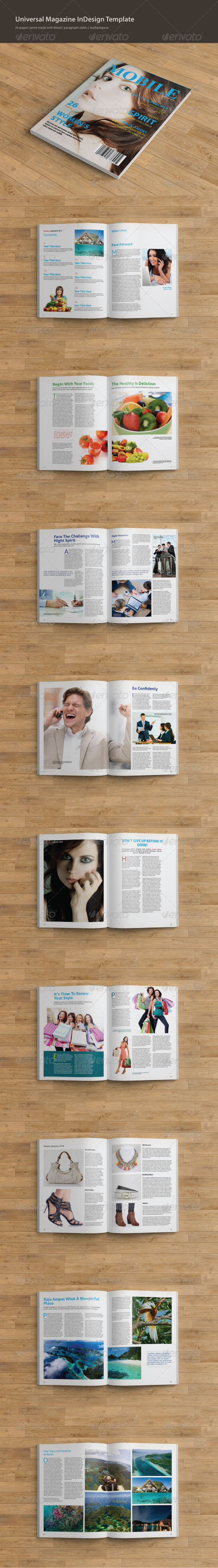 GraphicRiver Universal Magazine InDesign Template 7181237 GraphicRiver Universal Magazine InDesign Template 7181237