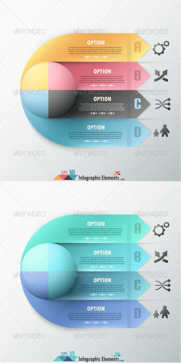 Modern Infographic Options Banner (Two Versions) - Infographics 