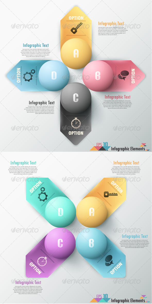 Modern Infographic Options Banner (Two Versions) - Infographics 