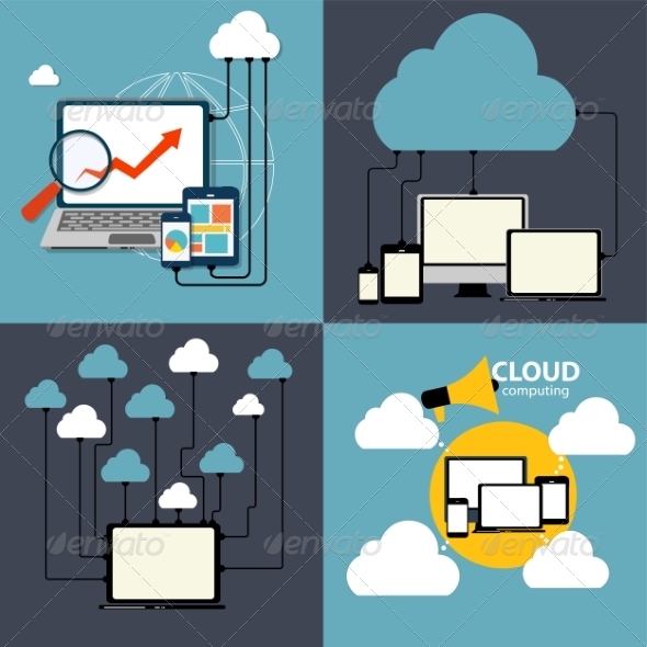 GraphicRiver Cloud Computing Concept 7189889 GraphicRiver Cloud Computing Concept 7189889