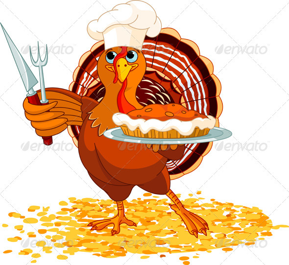 Graphic River Turkey and Pie Vectors - Conceptual Seasons/Holidays 754420 Graphic River Turkey and Pie Vectors - Conceptual Seasons/Holidays 754420