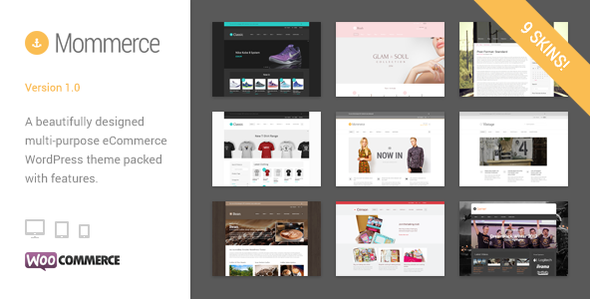 Mommerce - Modern Multi-Purpose WooCommerce Theme - WooCommerce eCommerce