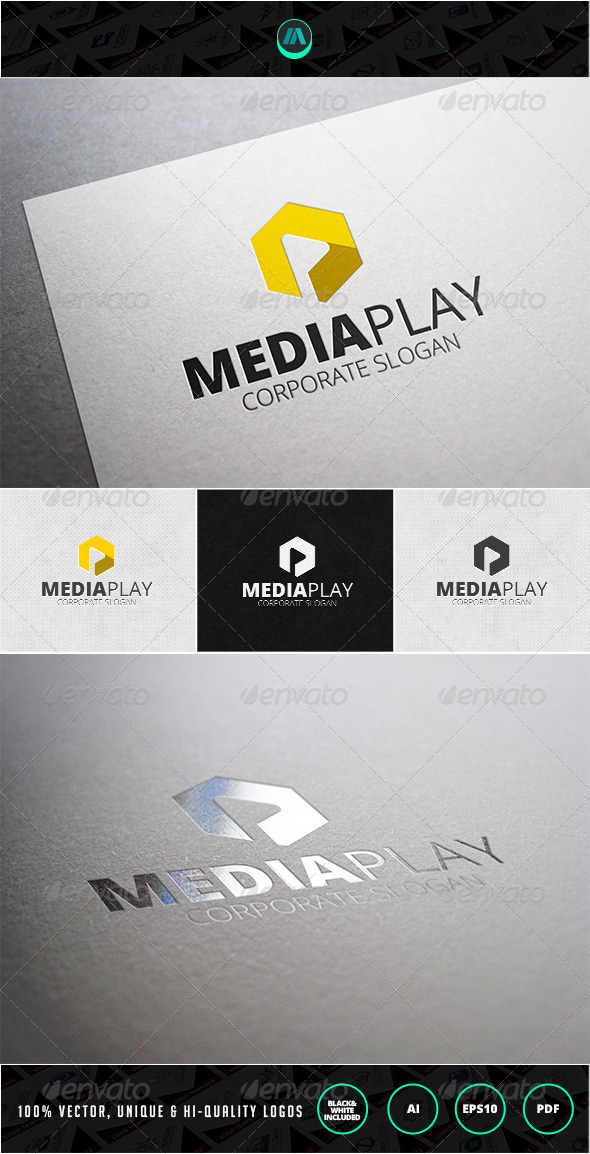 GraphicRiver Media Play Logo Template 7200717 GraphicRiver Media Play Logo Template 7200717