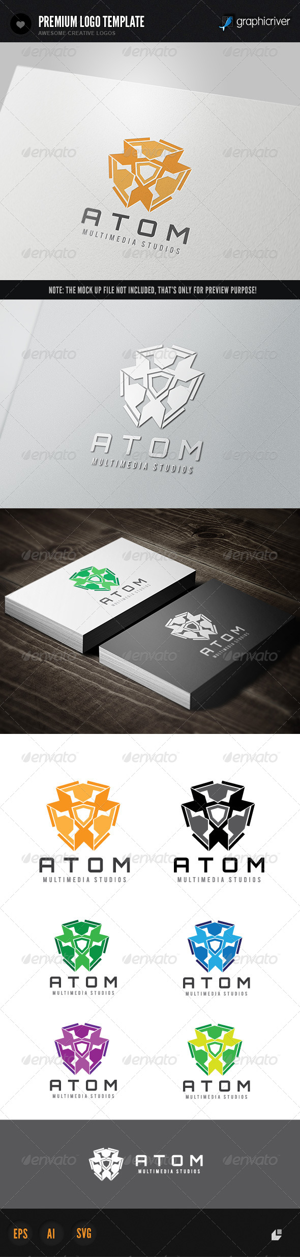 GraphicRiver Multimedia Studio Atom 2 7201880 GraphicRiver Multimedia Studio Atom 2 7201880