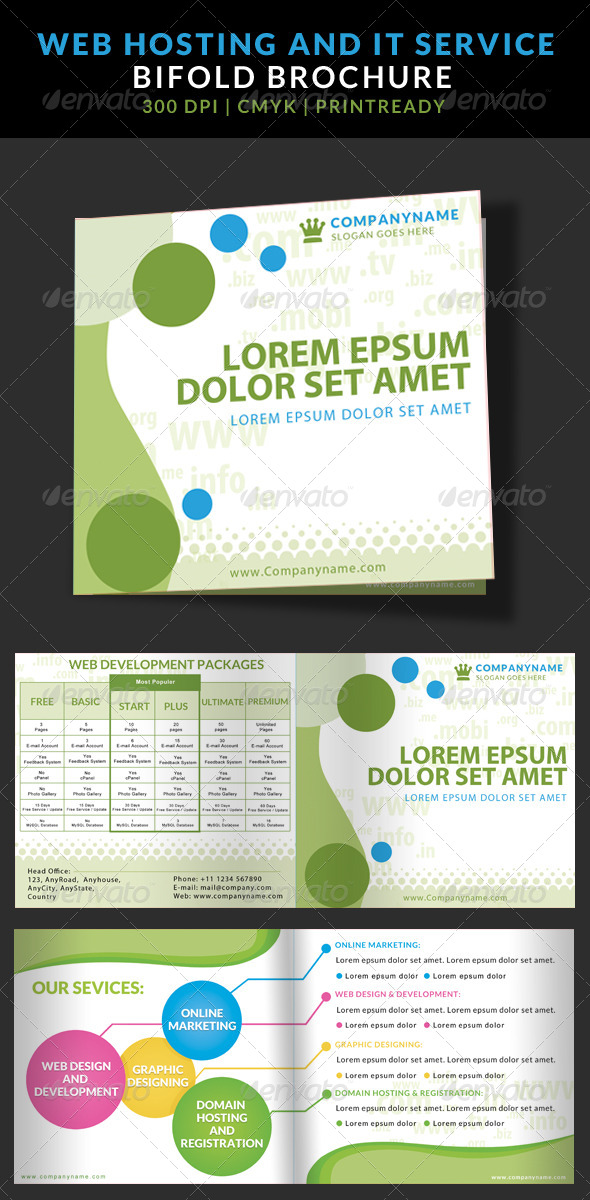 GraphicRiver IT Web Hosting Service Bi Fold Brochure Template 7203216 GraphicRiver IT Web Hosting Service Bi Fold Brochure Template 7203216