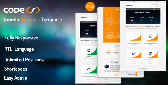 ThemeForest Codes Responsive Joomla Business Template 7208083