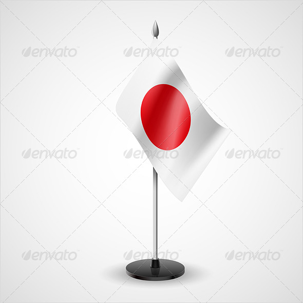 GraphicRiver Table Flag of Japan 7208238 GraphicRiver Table Flag of Japan 7208238