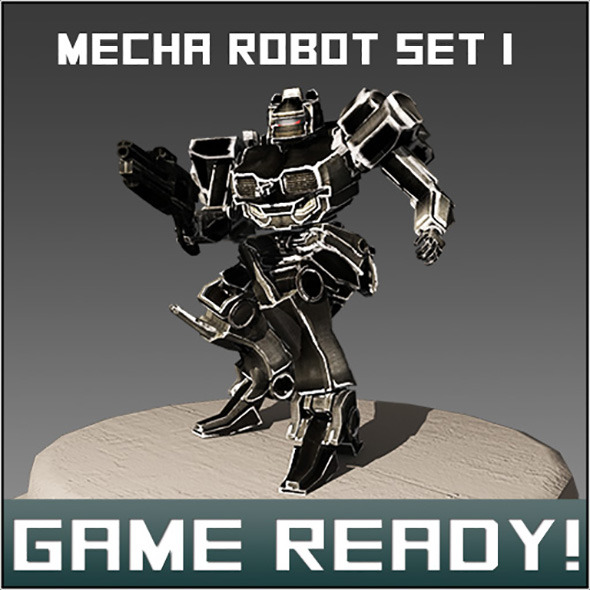 3DOcean Mech Set #1 7209073
