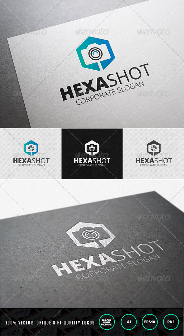 GraphicRiver Hexa Shot Logo Template 7209462 GraphicRiver Hexa Shot Logo Template 7209462