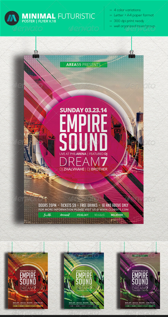 GraphicRiver Minimal Futuristic Poster Flyer V.18 7214280 GraphicRiver Minimal Futuristic Poster Flyer V.18 7214280