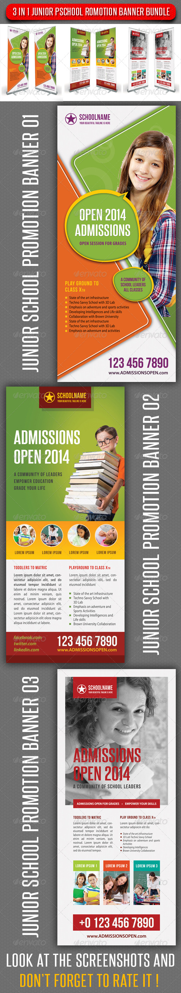 GraphicRiver 3 in 1 Junior School Promotion Banner Bundle 02 7215256 GraphicRiver 3 in 1 Junior School Promotion Banner Bundle 02 7215256