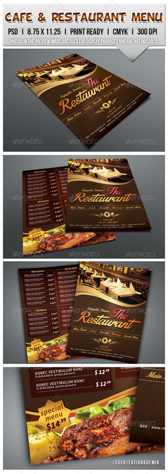 GraphicRiver Cafe & Restaurant Menu Flyer 7215979 GraphicRiver Cafe & Restaurant Menu Flyer 7215979