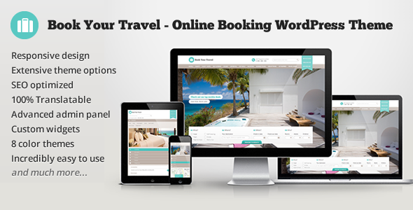 Book Your Travel – Tema WordPress para Reservas Online
