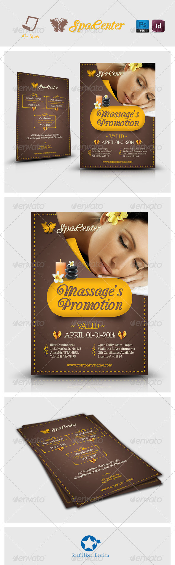 GraphicRiver Spa House Flyer Templates 7218518 GraphicRiver Spa House Flyer Templates 7218518