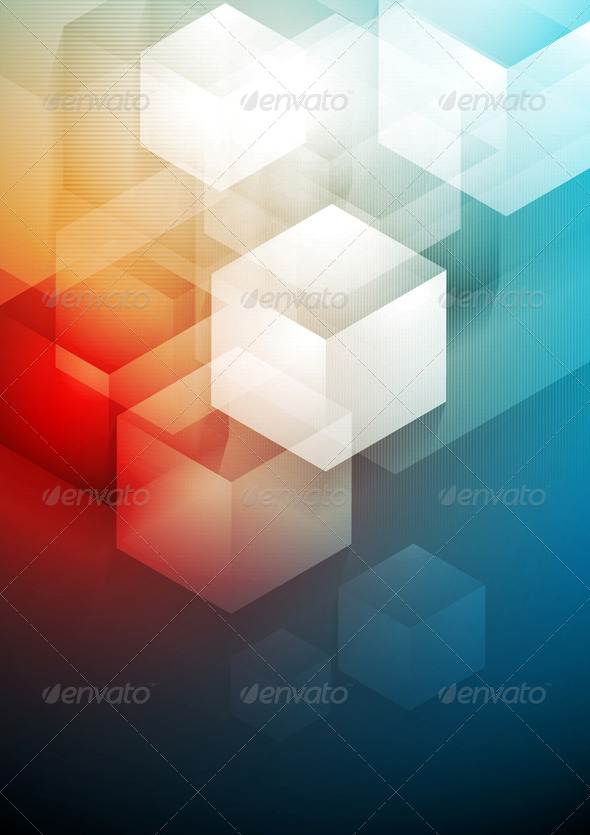 GraphicRiver Red and Blue Technology Art Design 7220210 GraphicRiver Red and Blue Technology Art Design 7220210