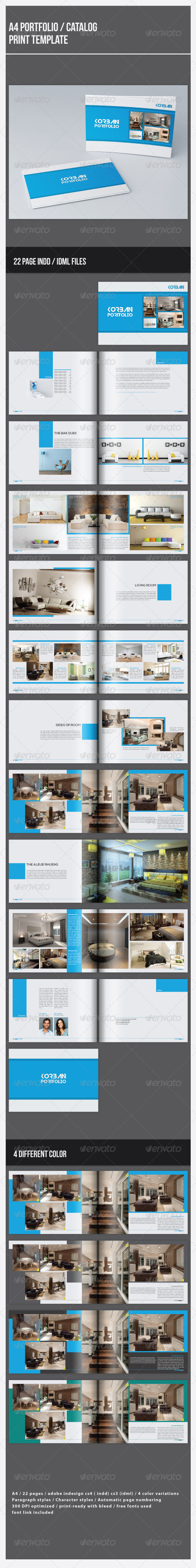 GraphicRiver A4 Portfolio Catalog Template 7221468 GraphicRiver A4 Portfolio Catalog Template 7221468