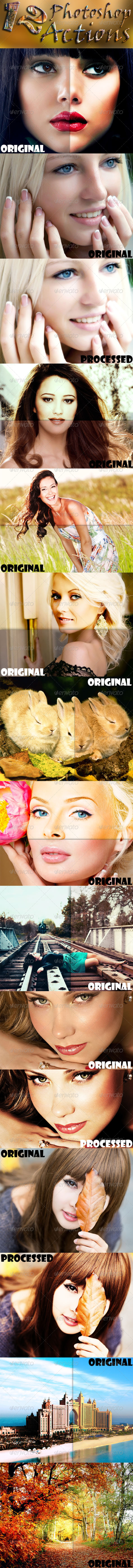 GraphicRiver 12 Photoshop Actions 7222851 GraphicRiver 12 Photoshop Actions 7222851