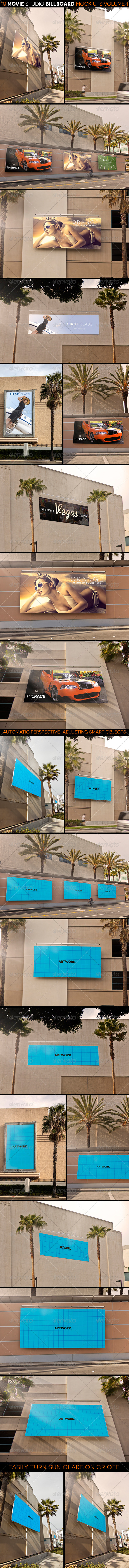 GraphicRiver Movie Studio Billboard Mock Ups Volume 1 7223269 GraphicRiver Movie Studio Billboard Mock Ups Volume 1 7223269