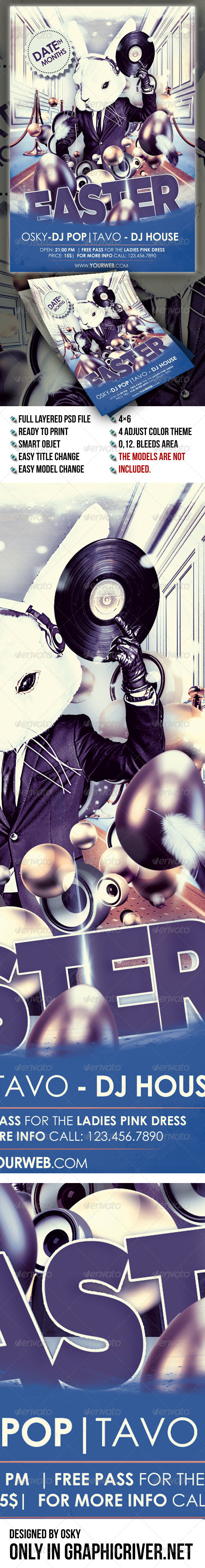 GraphicRiver Easter Party 7223349 GraphicRiver Easter Party 7223349