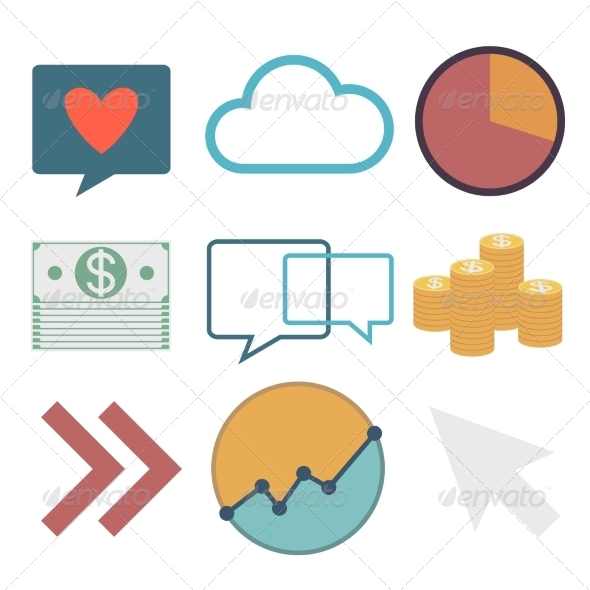 GraphicRiver Flat Icons 7223782 GraphicRiver Flat Icons 7223782