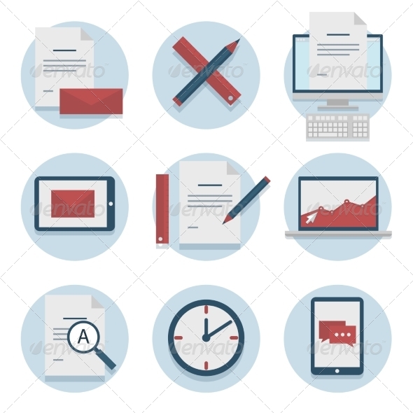 GraphicRiver Set of web icons for business flat design finance 7224286 GraphicRiver Set of web icons for business flat design finance 7224286
