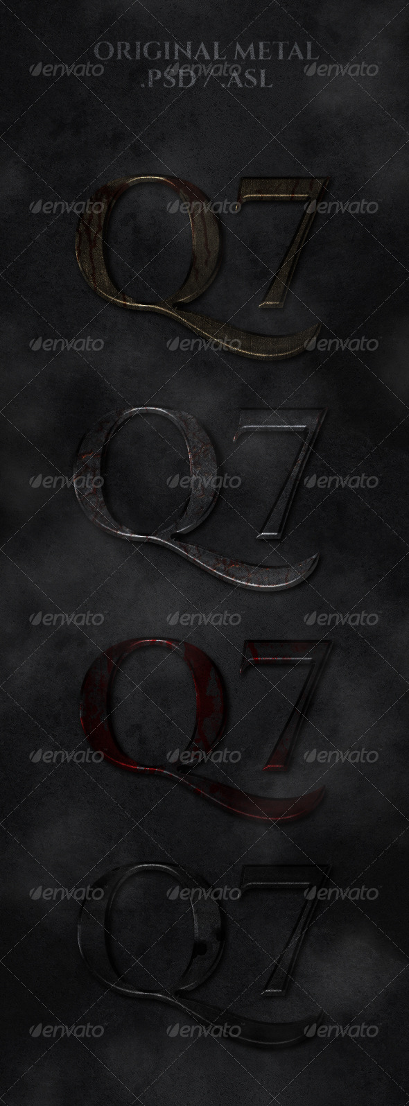 GraphicRiver Original Metal Styles 7225179 GraphicRiver Original Metal Styles 7225179