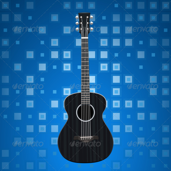 GraphicRiver Music Background with Guitar 7226112 GraphicRiver Music Background with Guitar 7226112