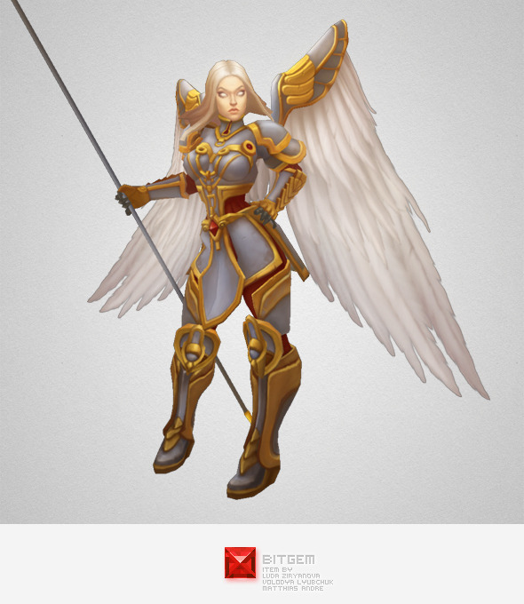 3DOcean Low Poly Angel Female 7227387 3DOcean Low Poly Angel Female 7227387