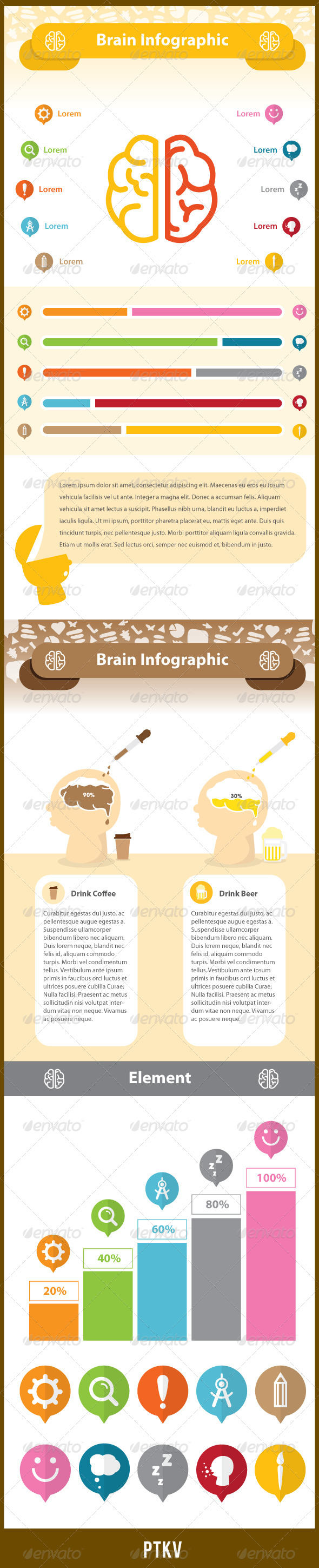 Our Brain (Infographics)