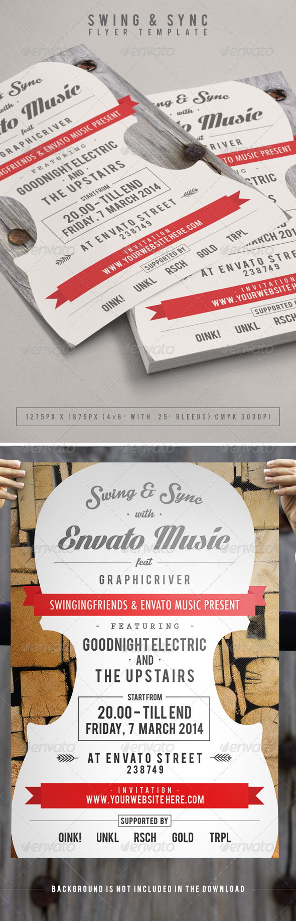 GraphicRiver Swing & Sync Flyer Template 7227628 GraphicRiver Swing & Sync Flyer Template 7227628