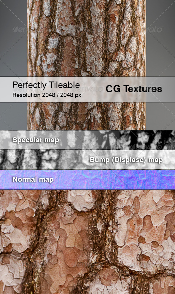 3DOcean Realistic Pine Bark Textures 7228340 3DOcean Realistic Pine Bark Textures 7228340