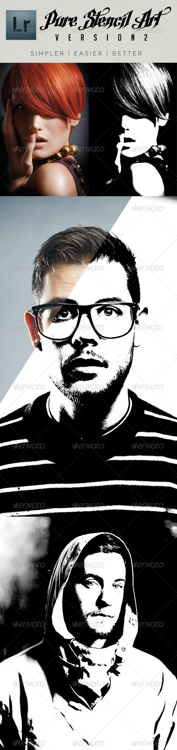 GraphicRiver Pure Stencil Art Lightroom Preset V2 7228545 GraphicRiver Pure Stencil Art Lightroom Preset V2 7228545