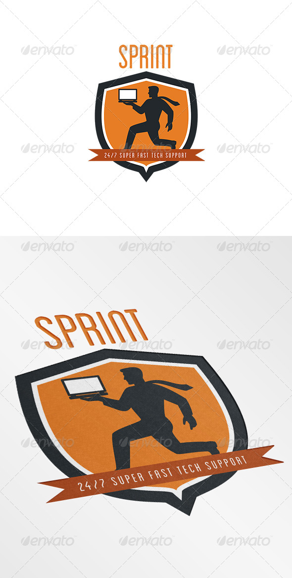 GraphicRiver Sprint Super Fast Tech Support Logo 7229451 GraphicRiver Sprint Super Fast Tech Support Logo 7229451