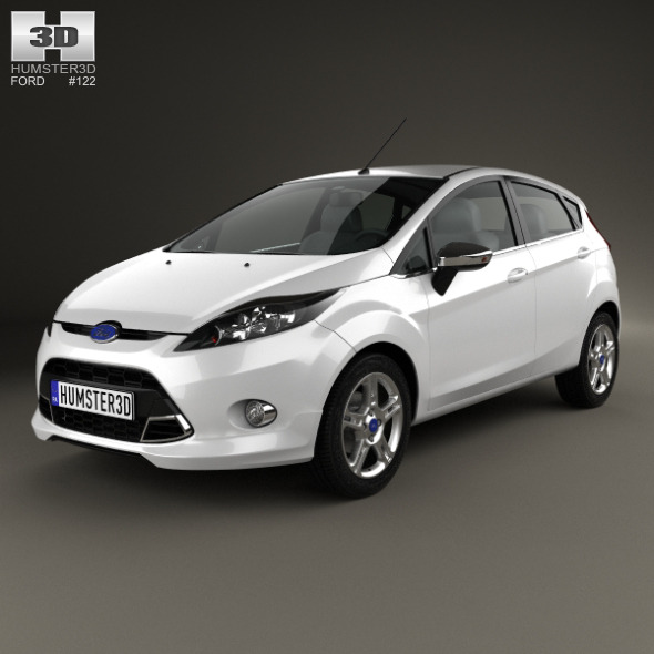 3DOcean Ford Fiesta Zetec 5-door hatchback 2012 7229559 3DOcean Ford Fiesta Zetec 5-door hatchback 2012 7229559