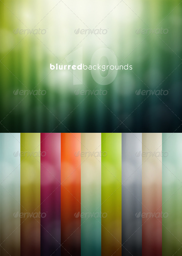 GraphicRiver 10 Blurred Backgrounds 7230111 GraphicRiver 10 Blurred Backgrounds 7230111