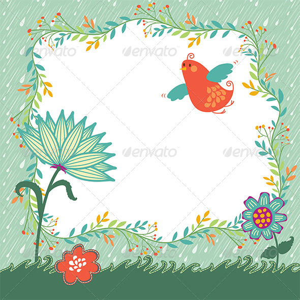 GraphicRiver Spring Vector Background 7230701 GraphicRiver Spring Vector Background 7230701