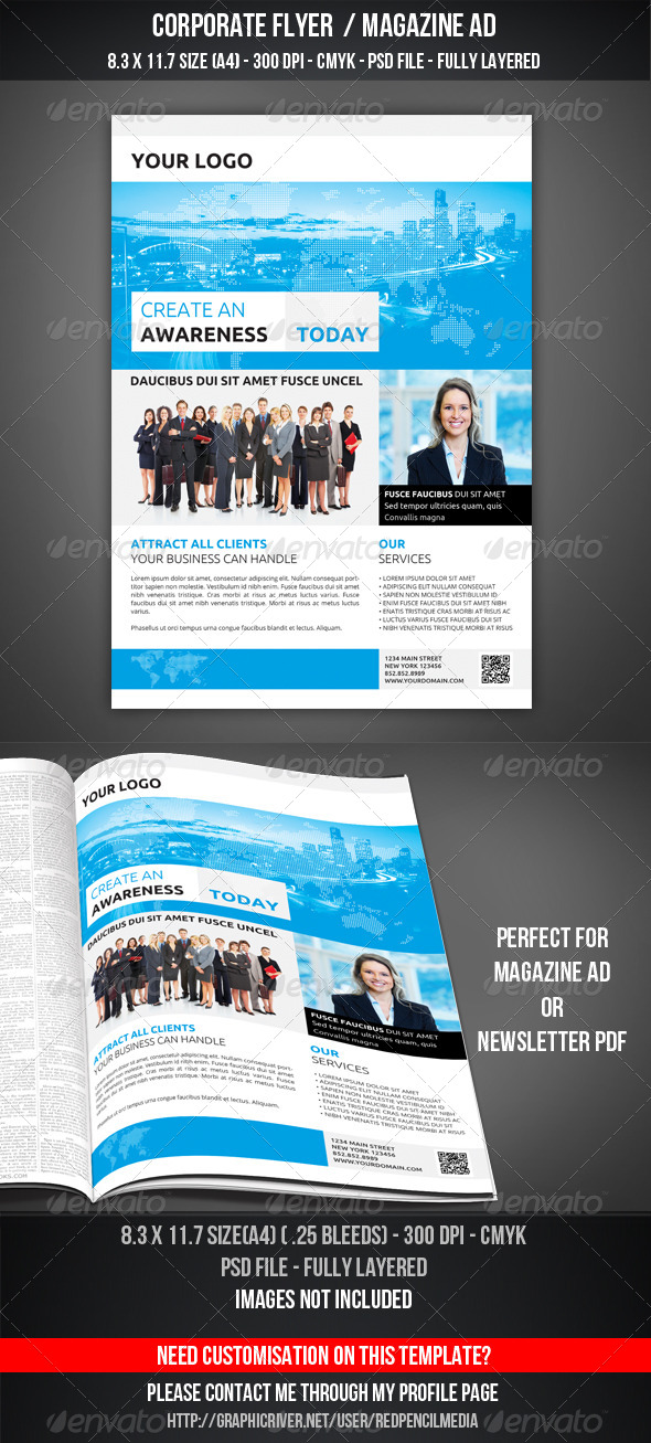 GraphicRiver Corporate Flyer Magazine AD 7231266 GraphicRiver Corporate Flyer Magazine AD 7231266