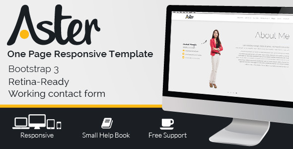 ThemeForest Aster One Page Responsive Template 7198335 ThemeForest Aster One Page Responsive Template 7198335