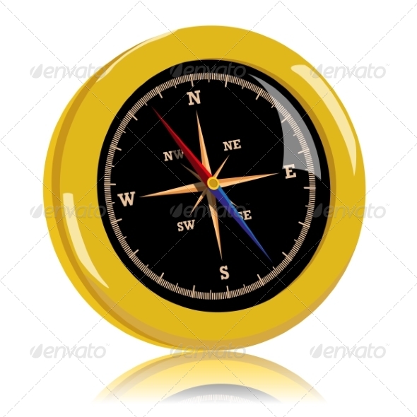 GraphicRiver Golden Compass 7231511 GraphicRiver Golden Compass 7231511