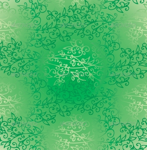 Floral Green Verdure Springtime seamless pattern (Patterns)