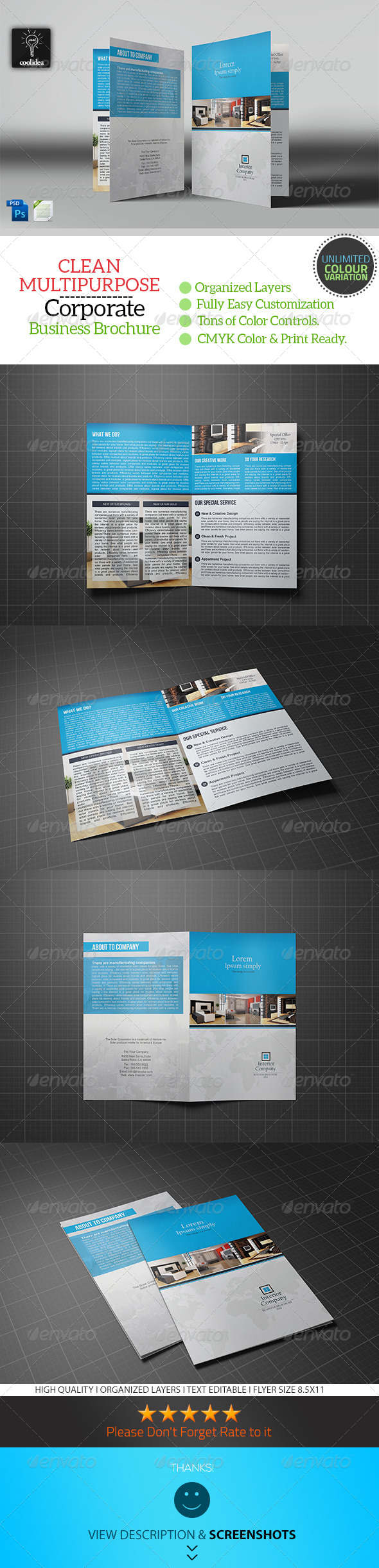 GraphicRiver Interior Bifold Brochure Template 7210577 GraphicRiver Interior Bifold Brochure Template 7210577
