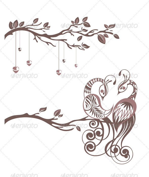 Illustration of Birds (Backgrounds)