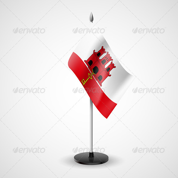 Table flag of Gibraltar (Miscellaneous)