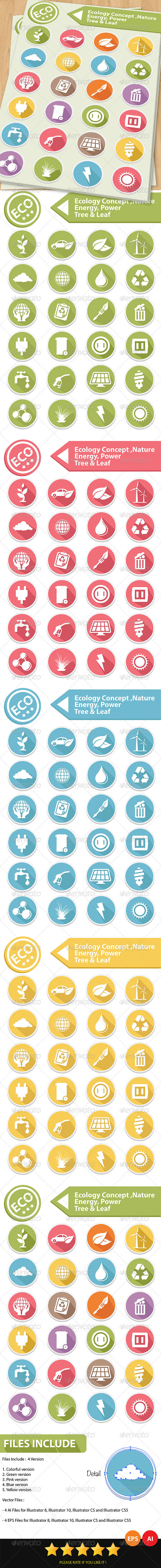 GraphicRiver Ecology Icons 7235256 GraphicRiver Ecology Icons 7235256