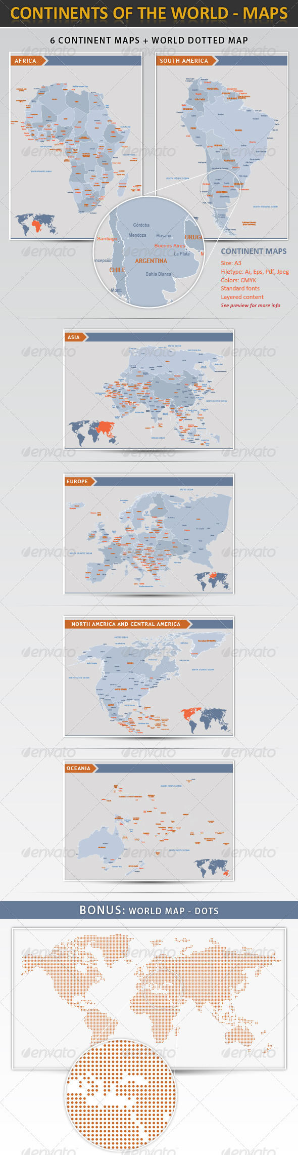 Graphic River Continents of the World Maps Vectors - Miscellaneous 757900 Graphic River Continents of the World Maps Vectors - Miscellaneous 757900